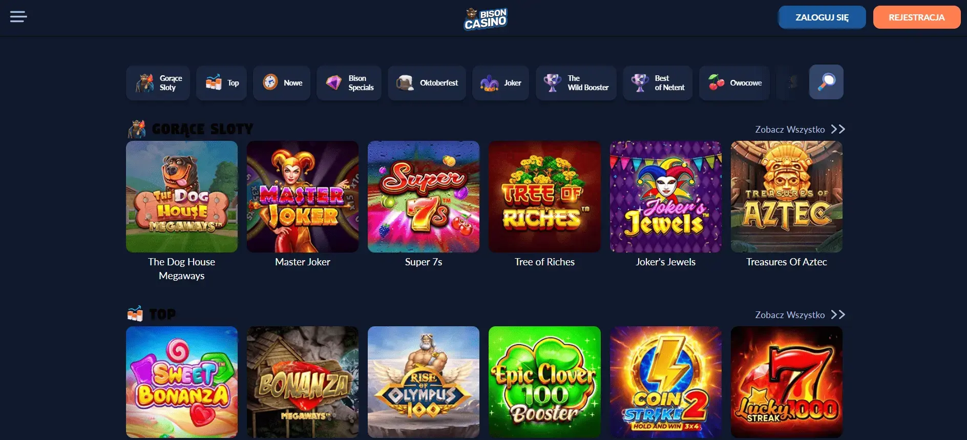 Bison Casino casino online